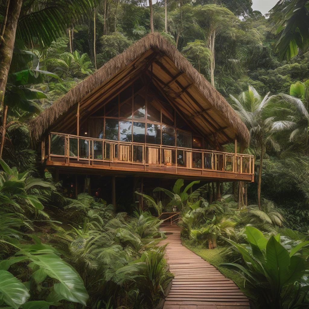 Eco-Friendly Accommodation in the Rainforest