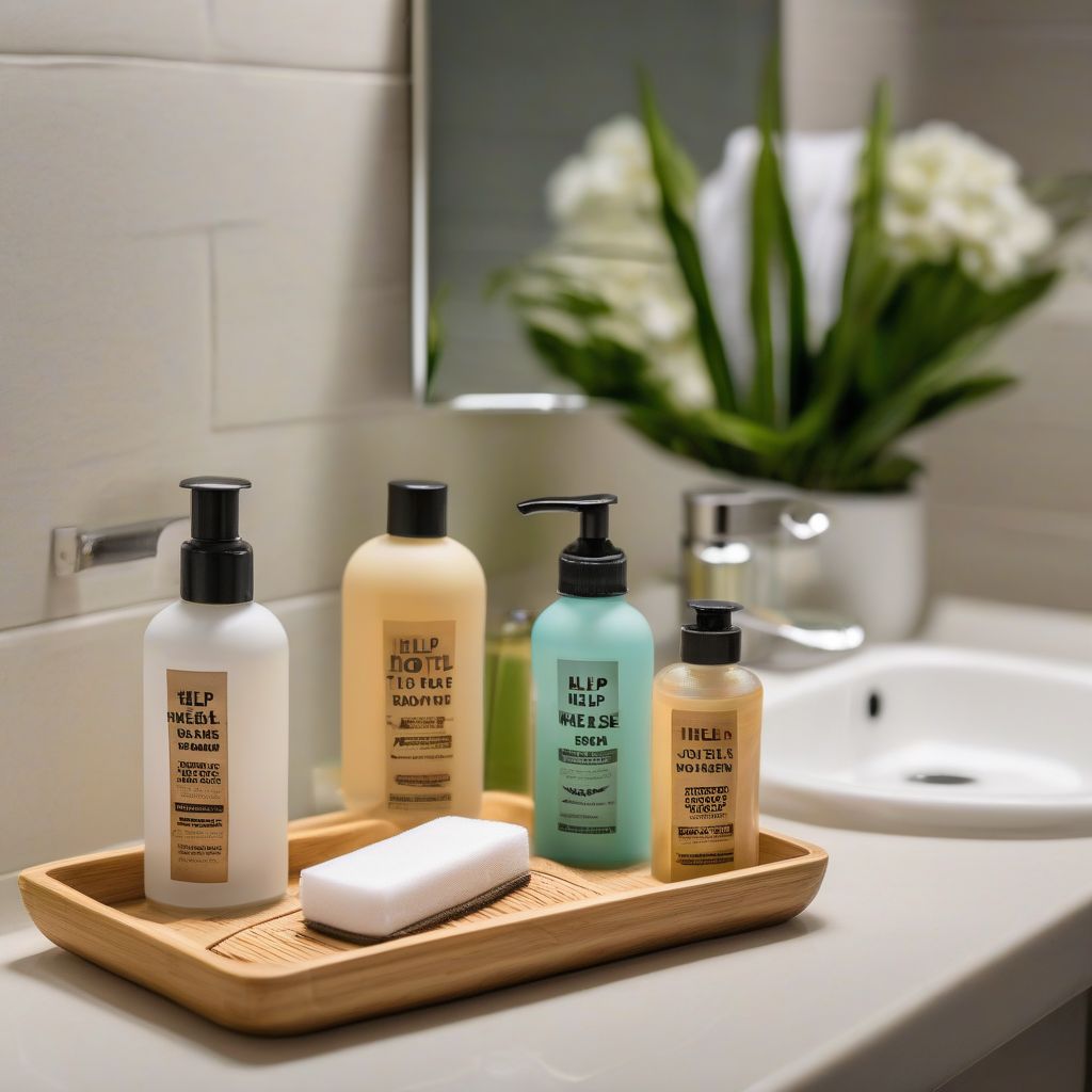 Hotel Room with Reusable Toiletries