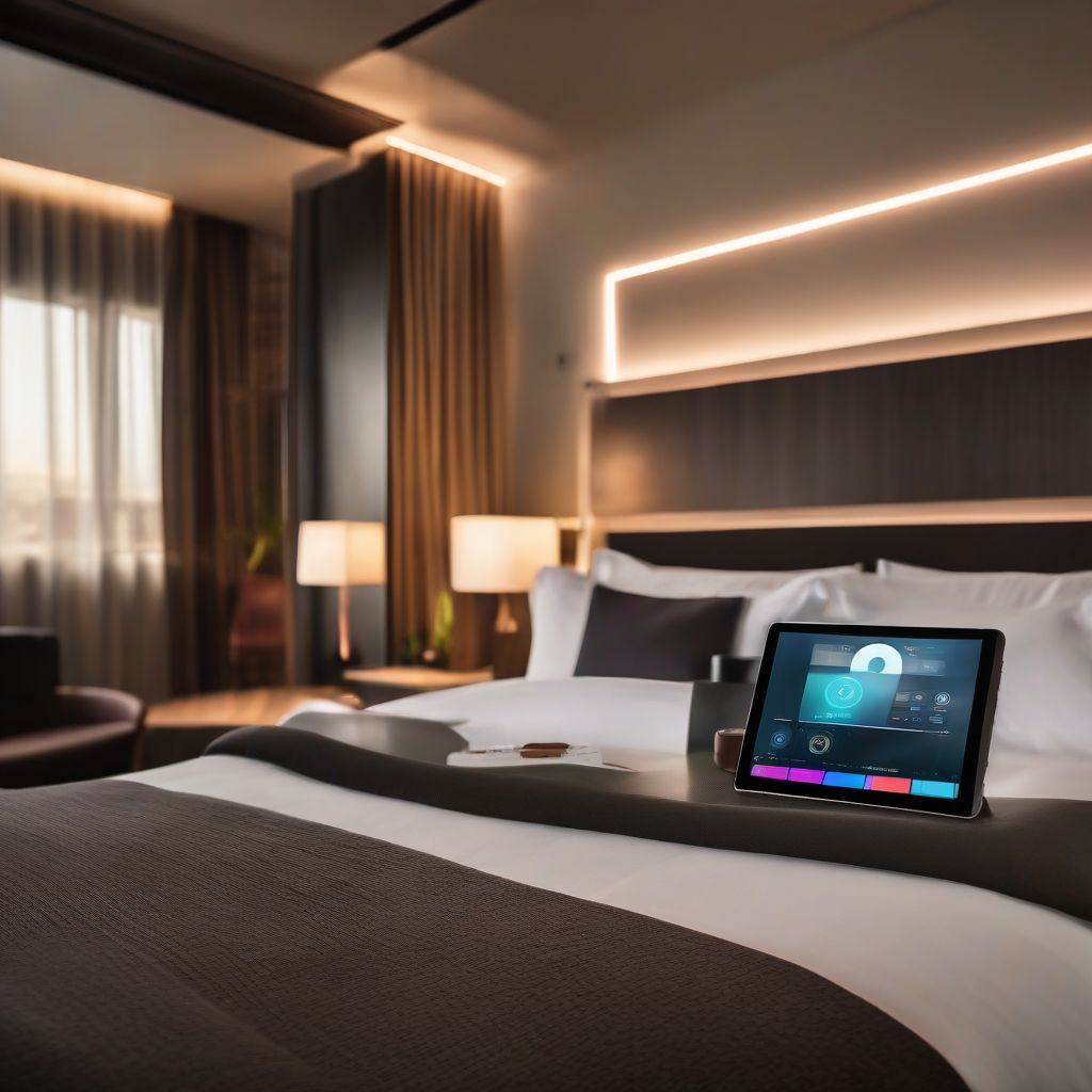 Hotel Room with Smart Technology